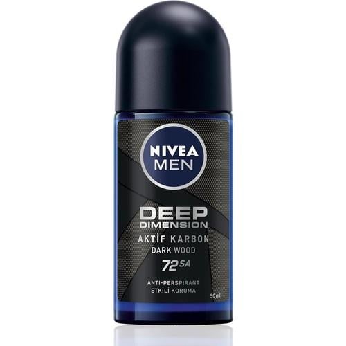 Nivea Men Deep Dimension Erkek Deodorant Roll-On 50 ml