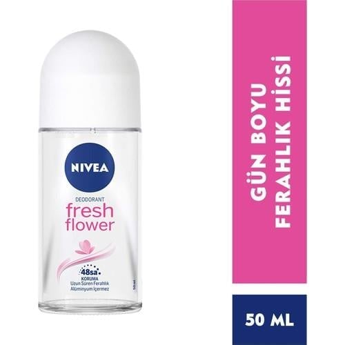 Nivea Roll-On Deodorant Fresh Flower Women 50 ml