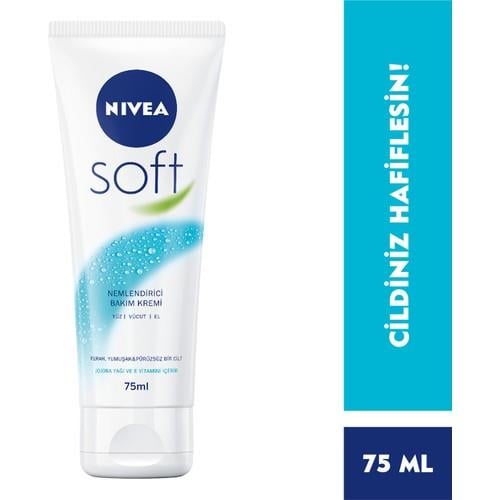 Nivea Soft Nemlendirici Krem Tüp 75 ml