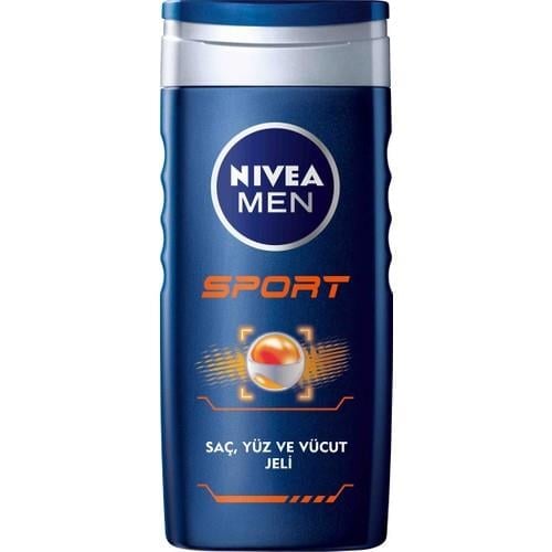 Nivea Sport Duş Jeli 250 ml Erkekler İçin Saç ve Vücut İçin 2'si 1 Arada Yenileyici