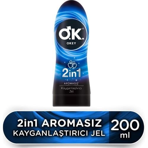 Okey 2in1 Aromasız  Jel 200 Ml