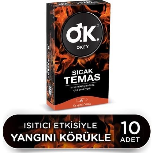 Okey Sıcak Temas Prezervatif 10'lu