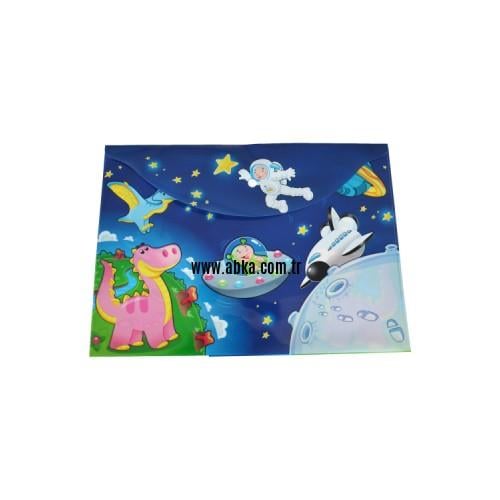 Okul Marketim Abka Çıtçıtlı Dosya A4 Kids Seri