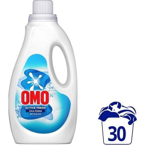 Omo Active Fresh Cold Power Beyazlar Için Sıvı Deterjan 1500 ml