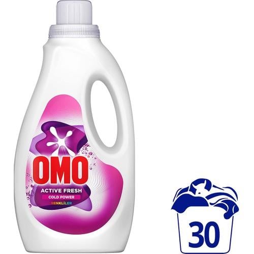 Omo Active Fresh Cold Power Renkliler Için Sıvı Deterjan 1500 ml