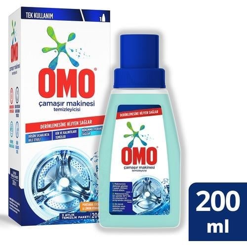 Omo Çamaşır Makinesi Temizleyicisi Çam Esintisi Derinlemesine Hijyen 200 ml