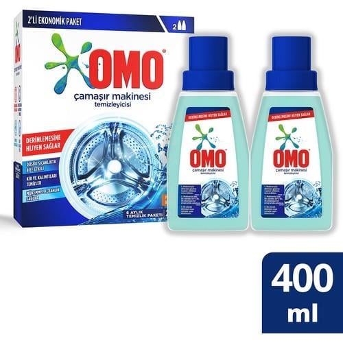 Omo Çamaşır Makinesi Temizleyicisi Çam Esintisi Derinlemesine Hijyen 400 ml
