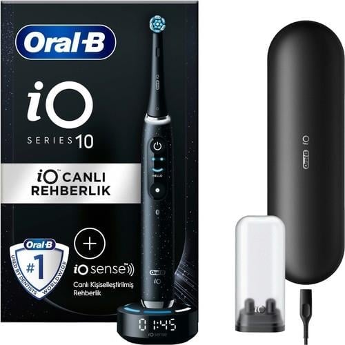 Oral-B iO 10 Şarjlı Diş Fırçası - Kozmik Siyah