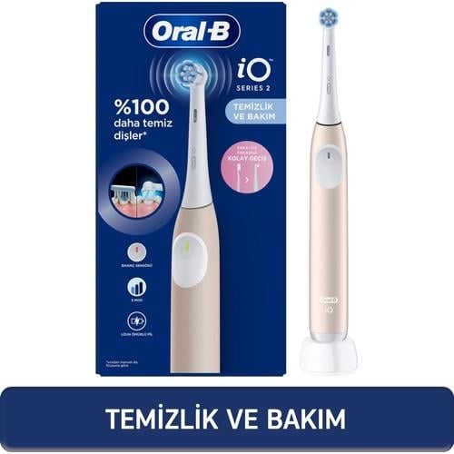 Oral-B iO 2 Şarjlı Diş Fırçası - Pembe