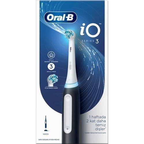 Oral-B iO 3 Şarjlı Diş Fırçası - Siyah