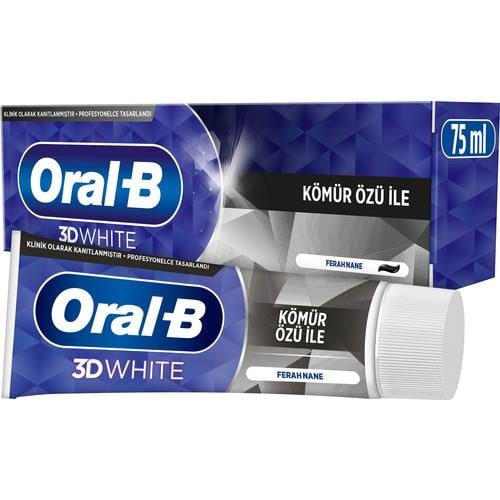 Oral-B Pro 3d White Kömür Özlü Diş Macunu 75 Ml