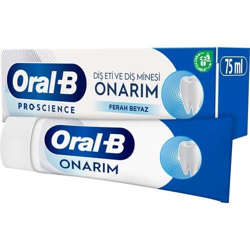Oral-B Pro-Science Diş Eti ve Diş Minesi Onarım Ferah Beyaz Diş Macunu 75ml