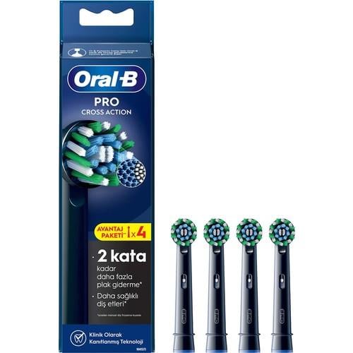 Oral-B Şarjlı Diş Fırçası Yedek Başlığı Cross Action X-Filament 4 adet ürün