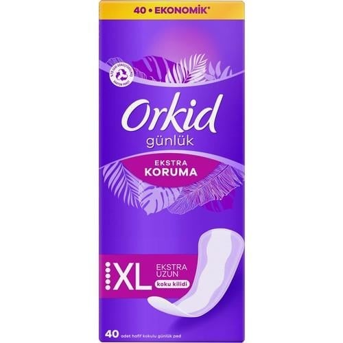 Orkid Extra Koruma Extra Uzun Günlük Ped 40 Adet