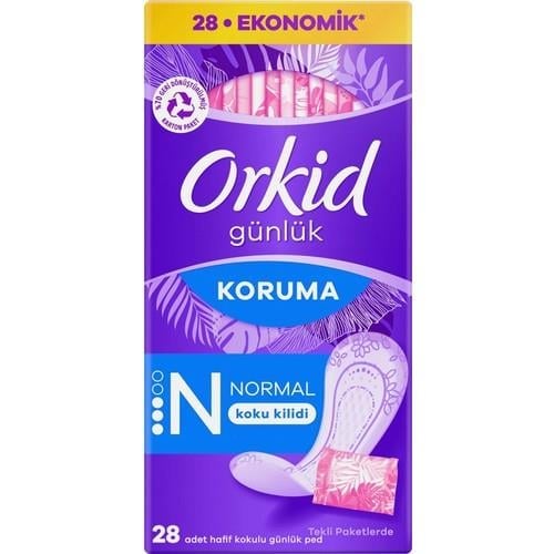 Orkid Günlük Ped Günlük Koruma 28 Adet Ekonomik Paket (Tekli Paketlerde)