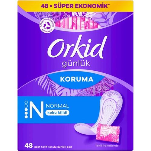 Orkid Günlük Ped Günlük Koruma Dev Ekonomi Paketi 48 Ped (Tekli Paketlerde)