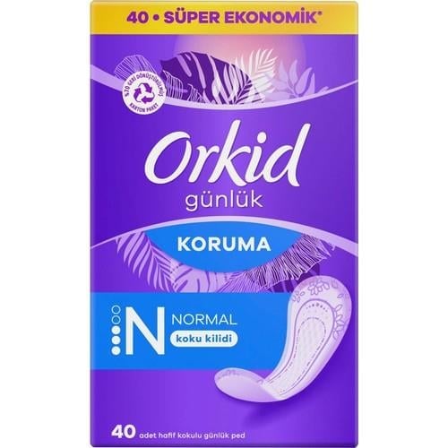 Orkid Günlük Ped Normal 40 Adet Ekonomik Paket