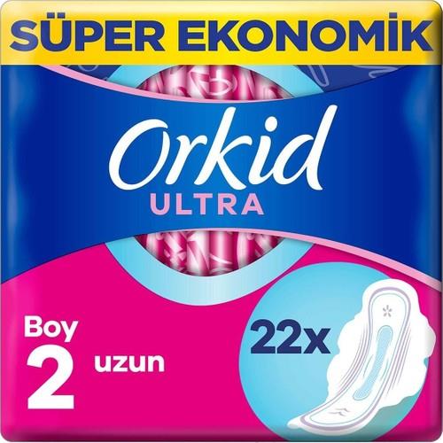 Orkid Ultra Uzun Hijyenik Ped 28 Adet Gün Boyu Konfor ve Sızıntı Önleyici Özellikli