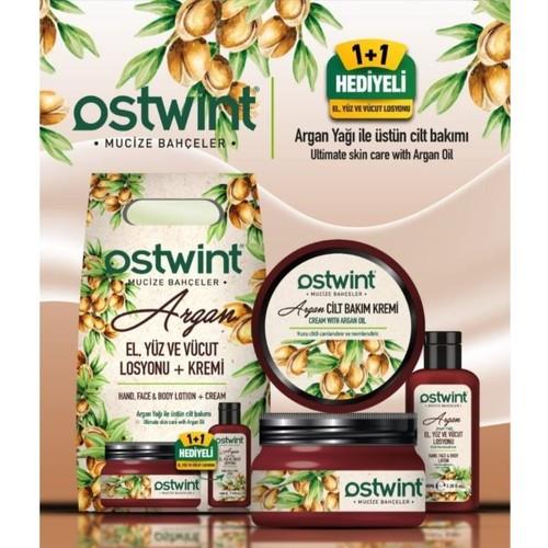 Ostwint 300 ml Krem + 100 ml Losyon Set Argan 8683835159871