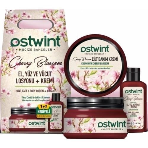 Ostwint 300 ml Krem + 100 ml Losyon Set Kiraz Çiçeği 8683835159901
