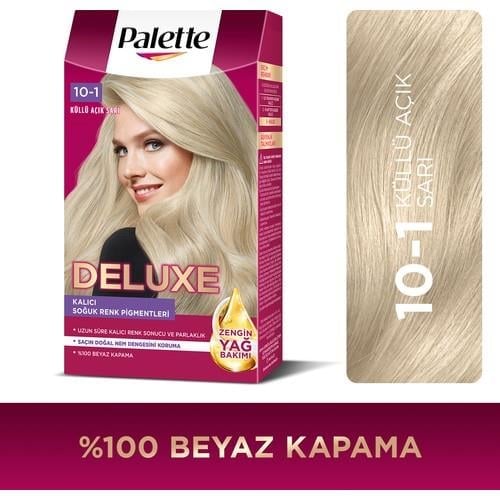 Palette Deluxe 10-1 Küllü Açık Sarı Zengin Yağ Bakımı Kit Saç Boyası Bakım Maskesi