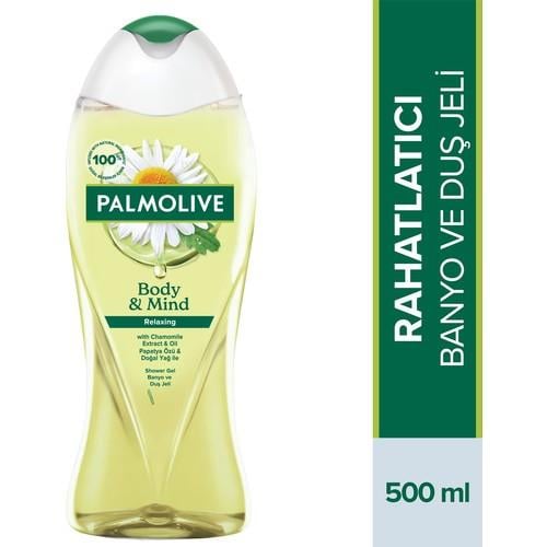 Palmolive Body & Mind Papatya Özü ve Doğal Yağ ile Rahatlatıcı Banyo ve Duş Jeli 500 ml