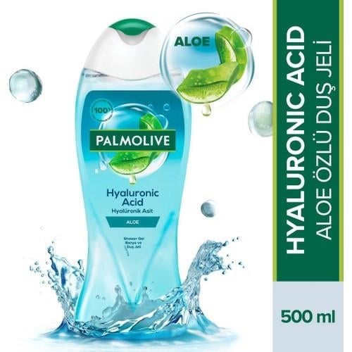 Palmolive Hyaluronic Acid Doğal Aloe Özlü Nemlendirici Banyo ve Duş Jeli 500 ml