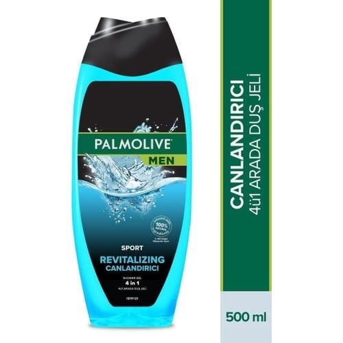 Palmolive Men Sport 3'ü 1 Arada Yüz,vücut ve Saç Için Canlandırıcı Duş Jeli ve Şampuan 500 ml