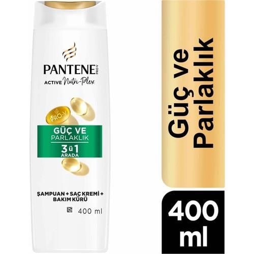 Pantene Güç Ve Parlaklık 3'ü 1 Arada Şampuan 400Ml