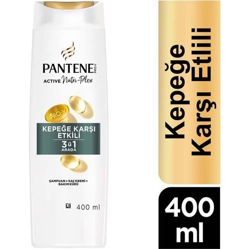 Pantene Kepek Karsıtı 3'ü 1 Arada Şampuan 400Ml