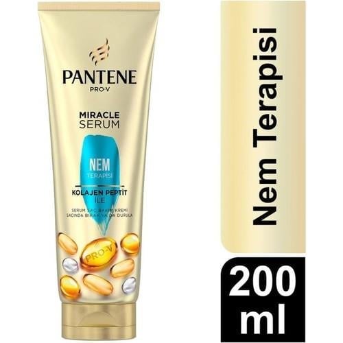 Pantene Miracle Nem Terapisi Saç Bakım Serumu 200 ml Antioksidan ve Lipid İçerikli Güçlendirici Formül