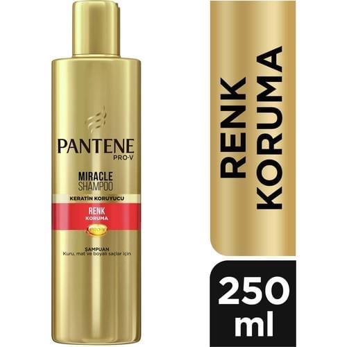 Pantene Miracle Şampuan Renk Koruma Keratin Koruyuculu 250 Ml, Kuru, Mat ve Boyalı Saçlar Için