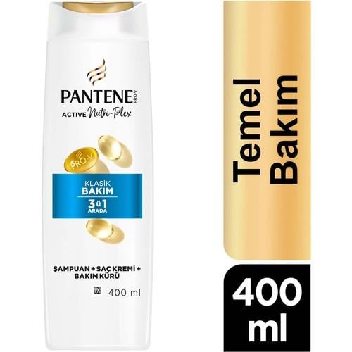 Pantene Temel Bakım 3'ü 1 Arada Şampuan 400Ml