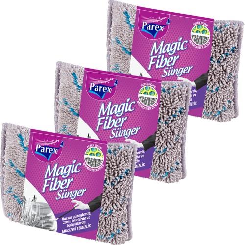 Parex 3 Adet Magic Fiber Bulaşık Süngeri