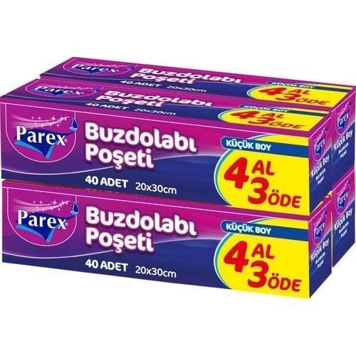 Parex Buzdolabı Poşeti Küçük Boy 4 Al 3 Öde
