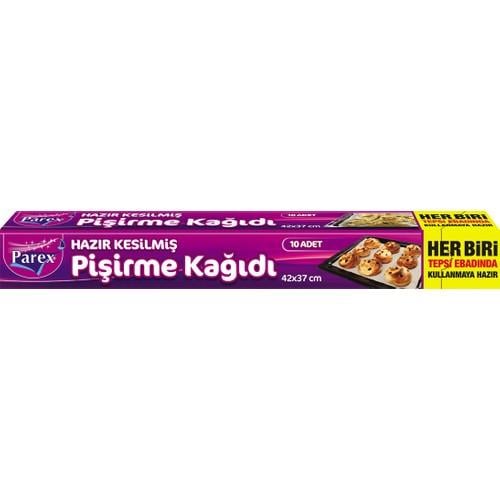Parex Hazır Kesilmiş Pişirme Kağıdı 10'lu