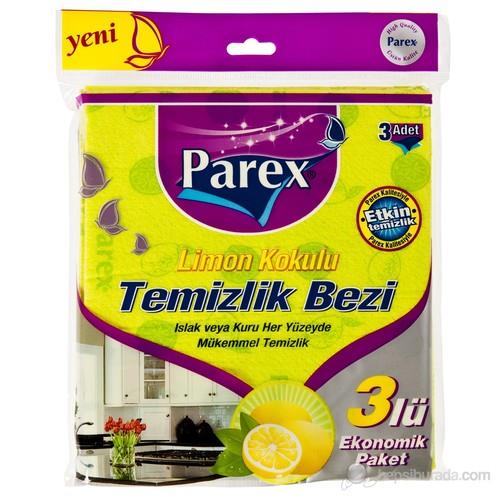Parex Temizlik Bezi Limon Kokulu 3 'lü Ekonomik Paket kk