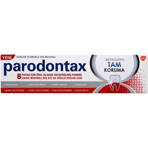 Parodontax Beyazlatıcı Diş Macunu 75 ml Derin Temizlik Plak Giderme Ferah Nefes ve Diş Eti Koruma