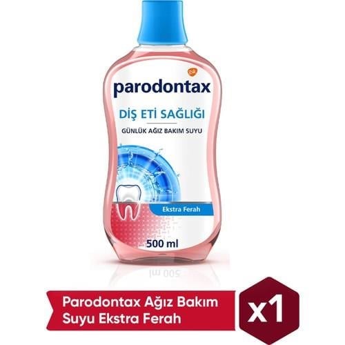 Parodontax Diş Eti Bakımı Ekstra Ferah Ağız Bakım Suyu 500ml​