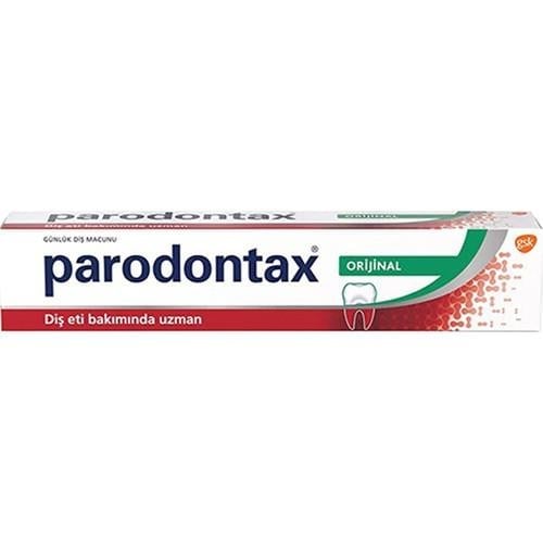 Parodontax Orijinal Diş Macunu 75 ml Diş Eti Bakımı için Uzman 12 Yaş ve Üzeri Kullanıma Uygun
