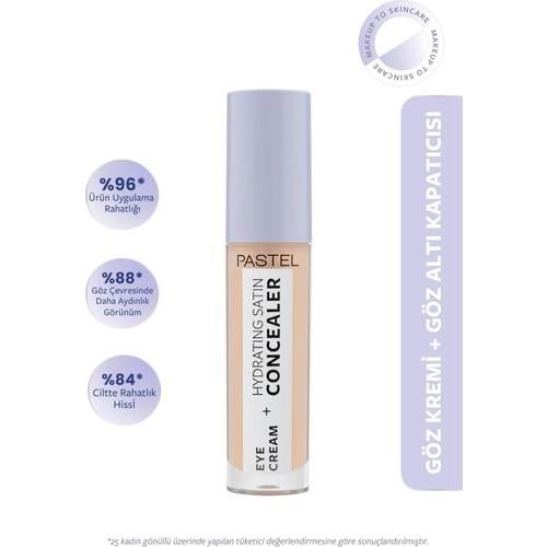 Pastel Aydınlatıcı Göz Kremi 4.3 ml Koyu Halkalar İçin Yüksek Kapatma Özelliği