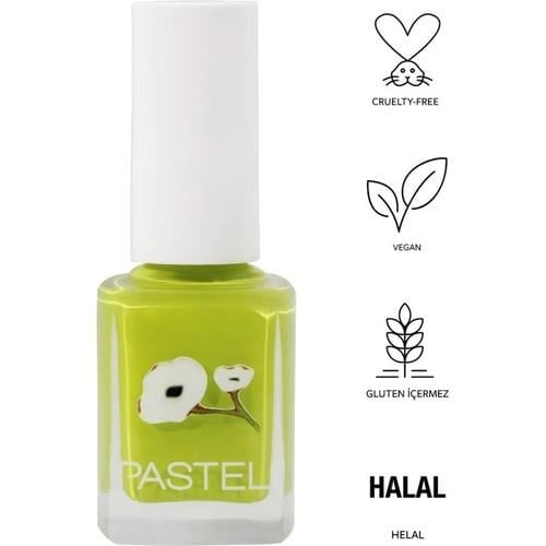 Pastel Oje 417 Vegan Canlı Yeşil 11 ml Halal ve Gluten İçermeyen