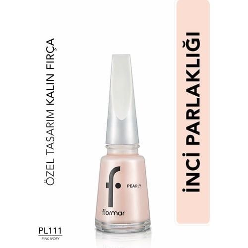 Pearly Yoğun Işıltı Veren Uzun Süre Kalıcı Sedefli Oje (PL111 Pink Ivory) 8682536035408
