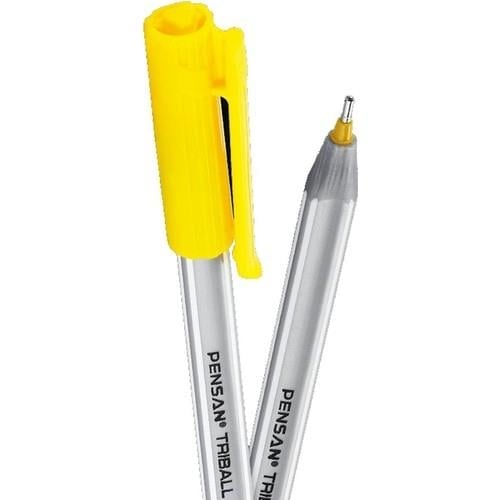 Pensan Triball Tükenmez Kalem 1.0 mm Sarı