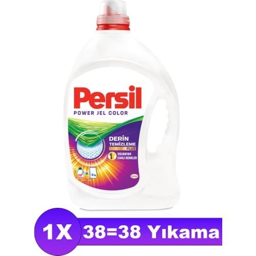 Persil Power Jel Derin Temizleme Sıvı Çamaşır Deterjanı Renkliler 2470 ml (26 Yıkama) 