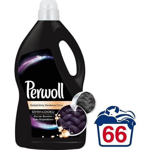 Perwoll Yenilenen Siyahlar Hassas Çamaşır Deterjanı  4 lt 66 Yıkama