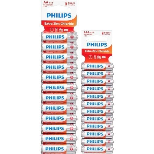 Philips 24'lü Özel Pil Paketi Super Heavy Duty (12AA + 12AAA)