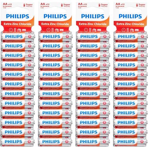 Philips 48'li Özel Paket Kalem Pil Aa Super Heavy Duty