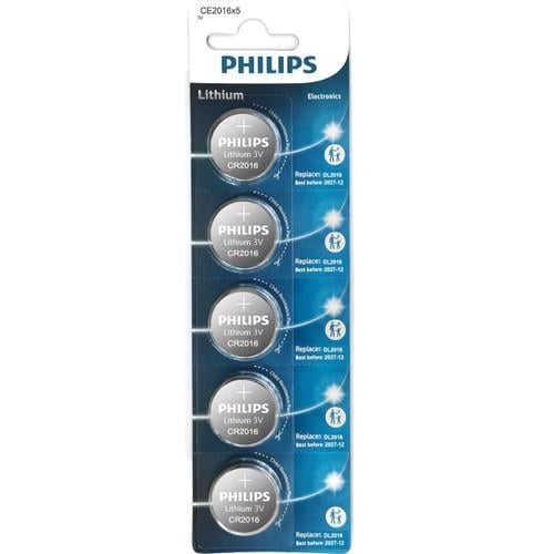 Philips Pil Düğme 2016 3V Beşli Paket Phılıps
