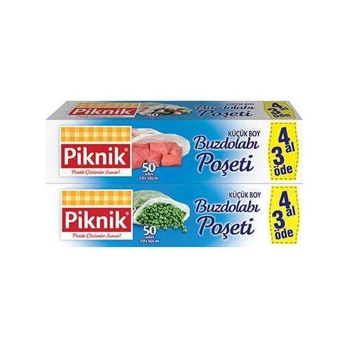 Piknik Buzdolabı Poşeti Küçük Boy 200'lü
